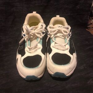 Women's Ryka Light Blue,Black and White Athletic Shoes